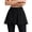 Black, variant on Women's Yoga Wrap Skirt, Above Knee Sport Cover Up Skirt with Snap-Button, Thin Elastic Lightweight Skirt for Yoga Practice, Outdoor and Daily Wear Beige A