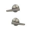 thumbnail image 5 of Schlage FC172ELR716KIN Custom Eller Non-Turning Two-Sided Dummy Door Lever Set - Bronze, 5 of 7