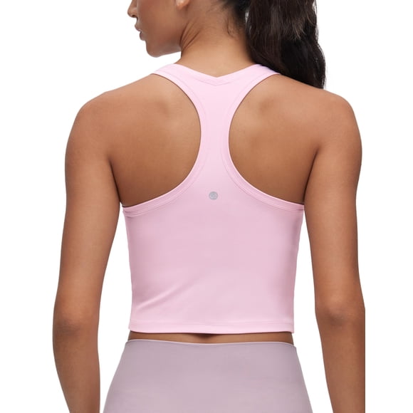 Remera CRZ YOGA Butterluxe Crop Racerback Rosa Grande