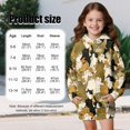 thumbnail image 7 of Psesaysky Cute Cats Print Girls Los Angeles Oversized Sweatshirts with Kangaroo Pocket Long Sleeve Hoodie Dress Casual Loose Pullover Tops for 7-8 Years, 7 of 7