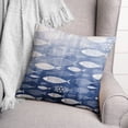 thumbnail image 3 of Creative Products Watercolor Fish Navy 18x18 Spun Poly Pillow, 3 of 3