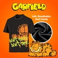 thumbnail image 7 of Nickelodeon Garfield Boys Graphic T-Shirt, Short Sleeve Shirt for Toddlers and Kids, Black/Orange, 7 of 7