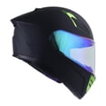 thumbnail image 2 of Casco Bkr Raven Negro Mate Mica Verde Abatible Svs negro L, 2 of 6