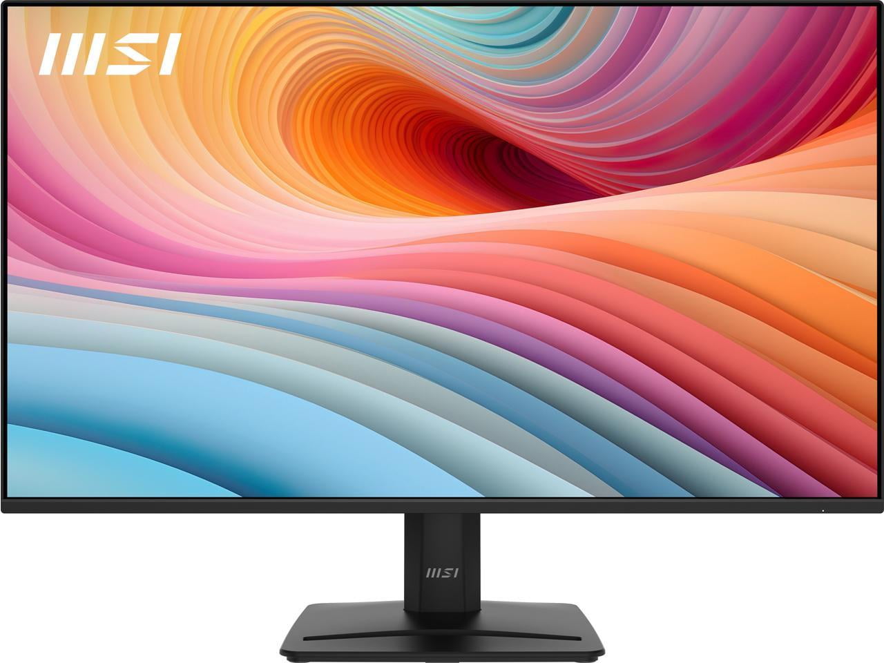 MSI Pro PRO MP275 E2 27" Class Full HD LCD Monitor - 16:9 - Matte Black - 27" Viewable - In-plane Switching (IPS) Technology - 1920 x 1080 - 16.7 Million Colors - Adaptive Sync - 300 Nit - 1 ms - 1...