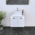 thumbnail image 4 of Capri 2D 60 Floating Bathroom Vanity (24" Width), 4 of 6