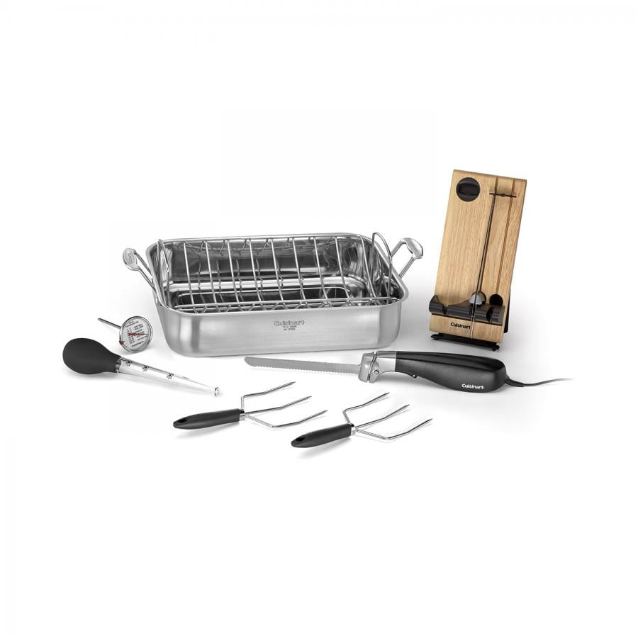 Cuisinart 16" Roaster Pan With Removable Rack Option 1, Chef's Classic