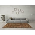 thumbnail image 3 of Ahgly Company Indoor Rectangle Abstract Brown Modern Area Rugs, 5' x 7', 3 of 4
