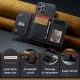 thumbnail image 4 of Detachable Back Cover For iPhone 15 Pro Max 15Plus 15Pro 14ProMax 14Pro 14Plus 13ProMax 13 13Pro 12ProMax 12 12Pro 11 Pro Max  Wallet Case with Card Holder Magnetic For iPhone 15 Leather Phone Cases, 4 of 12