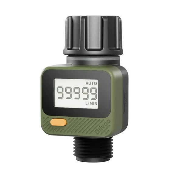 Digital Water Flow Meter IP54 Highly Accurate Measurement Of Water Consumption For Outdoor Garden Watering, Water Tanks ,Versatile Applications