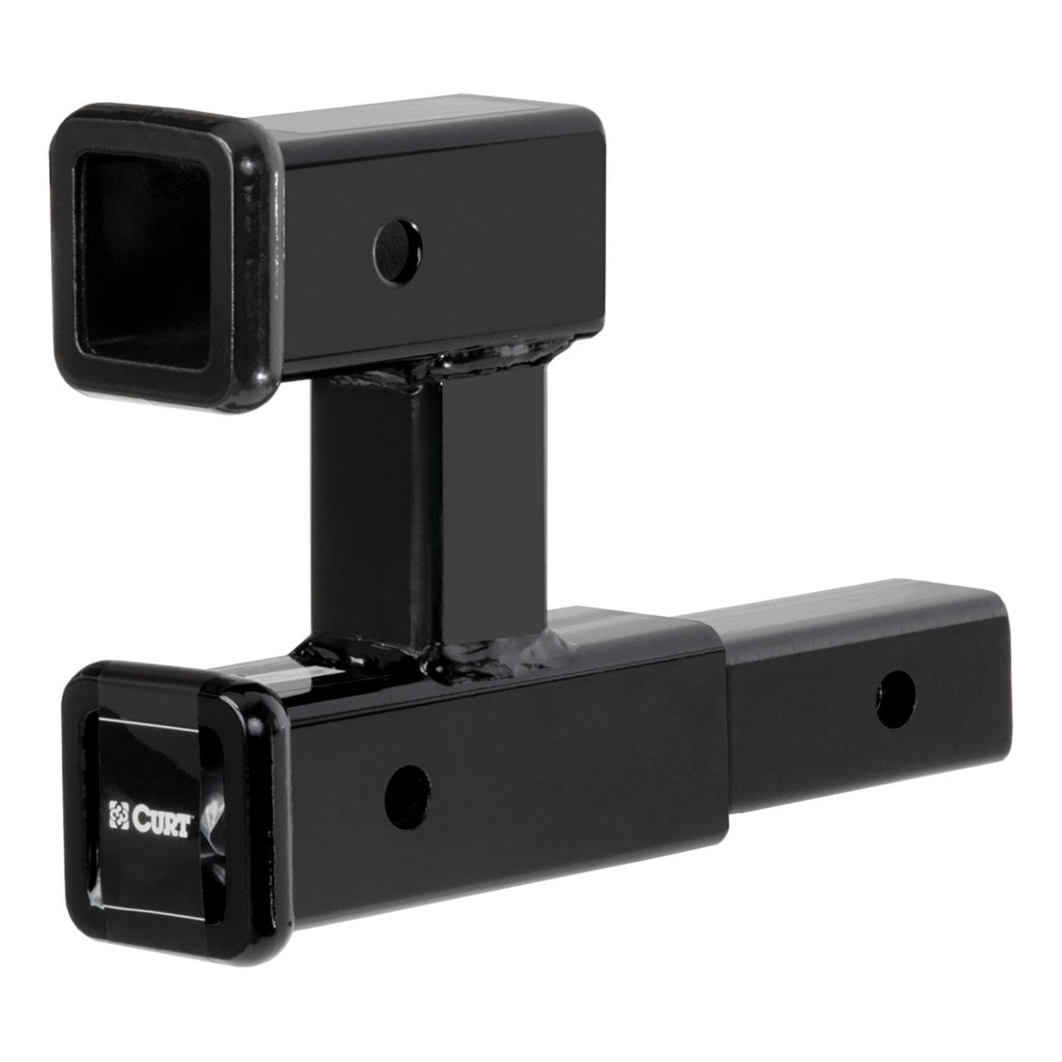 CURT 45792 Dual Receiver Trailer Hitch Ball Mount, 2Inch, 3,500 lbs