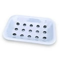 thumbnail image 6 of PILLOWPIA Enamel Hydrangea Blue Steel Soap Dish – 2-Piece Decorative, Rust-Resistant Bathroom Accessory, 6 of 6