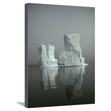 Iceberg Stretched Canvas Print Wall Art  By David Vaughan  