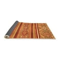 thumbnail image 2 of Ahgly Company Indoor Rectangle Oriental Orange Modern Area Rugs, 3' x 5', 2 of 4