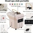 thumbnail image 4 of Head Spa Equipment Water Circulation Shampoo Basin with 60L Water Storage Tank Portable Sink Massage, 4 of 5