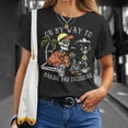 thumbnail image 4 of On My Way To Making Bad Decisions Skeleton Beach Vacation TShirt, 4 of 6