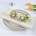 thumbnail image 3 of ZZHZGZ Canada Sale Resin Rabbit Napkin Ring Handmade Napkin Holder Rabbit Shaped Napkin Ring Suitable for Holiday Parties, 3 of 4