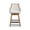 Two-Tone Neutral Gray, variant on Bahama 26" Cane Rattan High-Back Swivel Counter Stool with Recessed Arms Two-Tone Neutral Gray Polyester Wool Blend