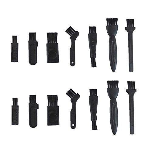 yueton 14 Pcs Brosses de Nettoyage de Rasoir Électrique de Remplacement Styles Différents