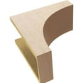 thumbnail image 6 of 8"W x 16"D x 16"H Classic Stockport Rough Cedar Woodgrain TimberThane Corbel, Primed Tan, 6 of 6