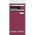Burgundy Plastic Party Tablecloth, 108 x 54in