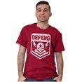thumbnail image 5 of Defend Freedom Skull Crossbones 2A Men's Graphic T Shirt Tees Brisco Brands S, 5 of 6