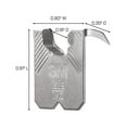 thumbnail image 5 of 3M CLAW Drywall Picture Hanger, Holds 15 lbs, 1 Hanger/Pack, 5 of 17