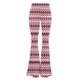 thumbnail image 3 of Gibobby Yoga leggings Pantalones de pierna ancha de baile ajustados para mujer, pantalones de cintura alta informales con parte inferior de campana,(Rosa,M), 3 of 4