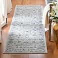 thumbnail image 5 of SAFAVIEH Harbor Avalon Oriental Area Rug, Light Grey/Dark Grey, 6'7" x 6'7" Round, 5 of 5