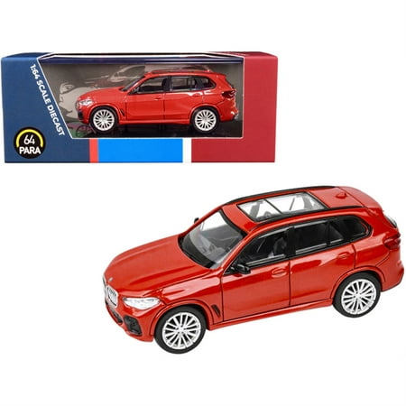 BMW X5 with Sunroof Toronto Red Metallic 1/64 Diecast Model Car by Paragon