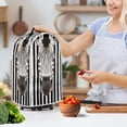 thumbnail image 3 of HELLHERO Zebra Pattern Design Dust Cover for Kitchen, Home Kitchen Indoor Top Handle Protective, 3 of 6