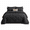 Black-Twin, variant on Forter Set Aqua 5 Pieces Bed In A Bag All Season Bedding Sets With 1 1 Flat Sheet 1 Fitted 1owcase And 1ow Sham