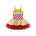 thumbnail image 6 of Zaldita Girls Sequins Mesh Tutu Dress Christmas Ballet Leotard Outfit Holiday Costume Party Dress-Up Red 16, 6 of 7