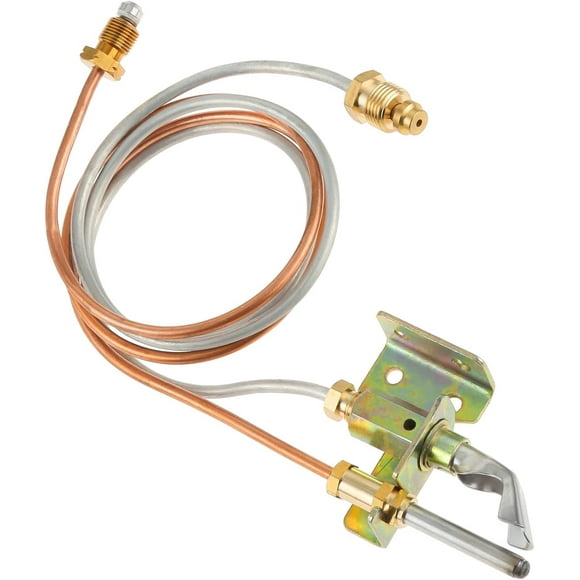 Assemblage Pilote de Chauffe-Eau, Assemblage Pilote de Chauffe-Eau à Gaz Propane LP Inclut Thermocouple et Tube de Remplacement pour Desa, Reddy, All-Pro, Universel, NR, Sears, Remington