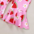 thumbnail image 4 of JUMEYU Baby Smocked Romper Baby Girl Clothes Infant Outfit Summer Romper Jumpsuit Overall Skirt Clothing Set 0 3 6 9 12 18 24 Months (Hot Pink,3-4 Years), 4 of 9