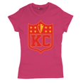 thumbnail image 5 of Kansas Shield T-Shirt Champions Game Day Fantasy Football K.C. Fan Women's Tee, 5 of 7