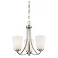 thumbnail image 2 of Minka Lavery 4963-84 Overland Park 3 Light Mini Chandelier in Brushed Nickel, 2 of 2