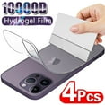 thumbnail image 1 of Película trasera de hidrogel para iPhone 13, 11, 12, 14 Pro Max, 7, 8, 15 Plus, Protector de pantalla para iPhone 14, 12Mini, 11 PRO, X, XR, XS MAX, sin vidrio, 1 of 3