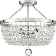 thumbnail image 2 of 4 Light Semi-Flush Mount 14.5 Inches High Quoizel Lighting Tra1716pk, 2 of 2