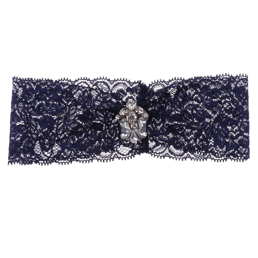 GUOOL Dark Blue Lace Garter Glass Diamond Fake Accessory Wife for Wedding -  Walmart.ca