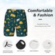 thumbnail image 3 of Balery Camping Bañador para hombre, shorts de playa de secado rápido con entrepierna y forro de compresión-Medium, 3 of 6