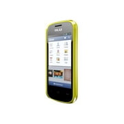 BLU Dash JR - Smartphone - dual-SIM - RAM 256 MB / Internal Memory 512 MB - microSD slot - LCD display - 3.5" - 320 x 480 pixels - rear camera 2 MP - yellow
