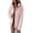 Pink, variant on SHEWIN Womens Hooded Puffer Jacket Full Zipper Short Coat with Pockets Winter Warm Outerwear Petite