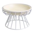 thumbnail image 2 of Elevated Cat Feeder Bowl Ceramic Dish Iron Rack Anti Slip Multipurpose Accessory B, 2 of 9