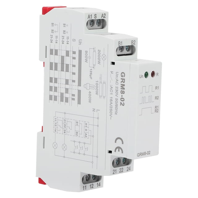 Relé de memoria de impulso NikouMX GRM8-02