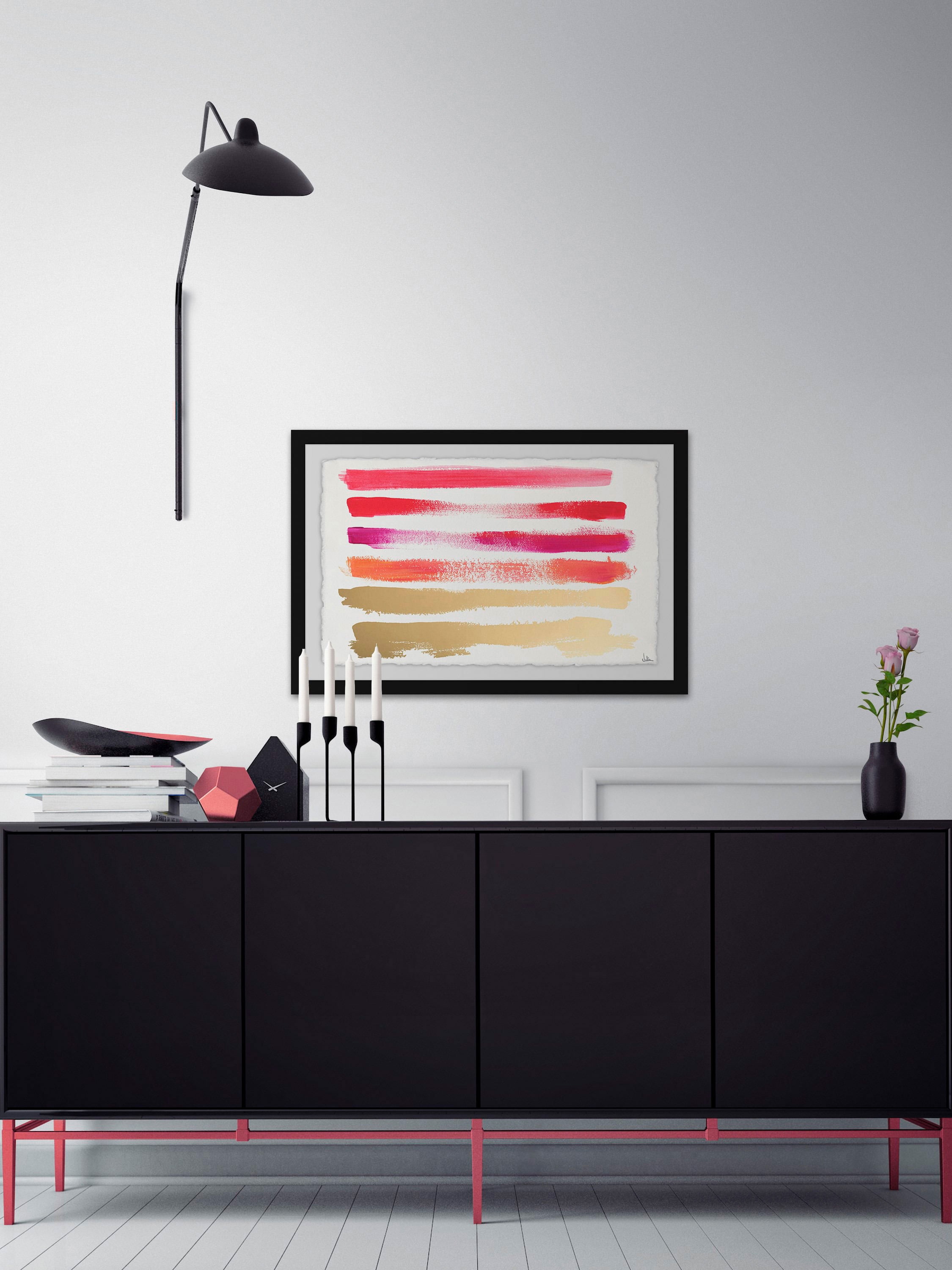 Color Swatch Framed Painting Print