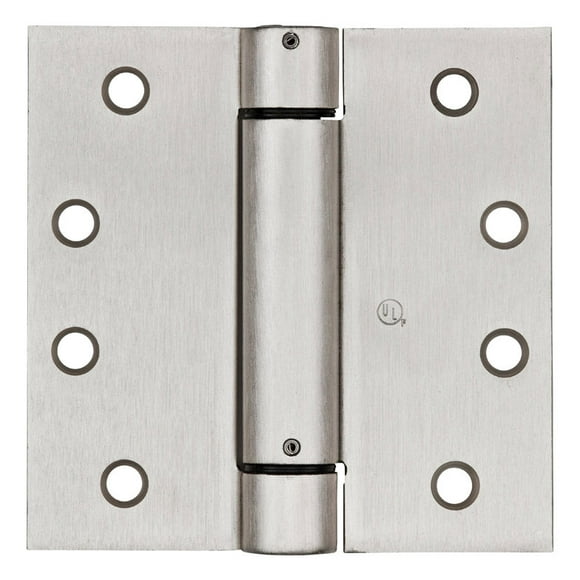 Spring Hinge National Hardware, níquel satinado, 4 pulgadas, paquete de 1 unidad