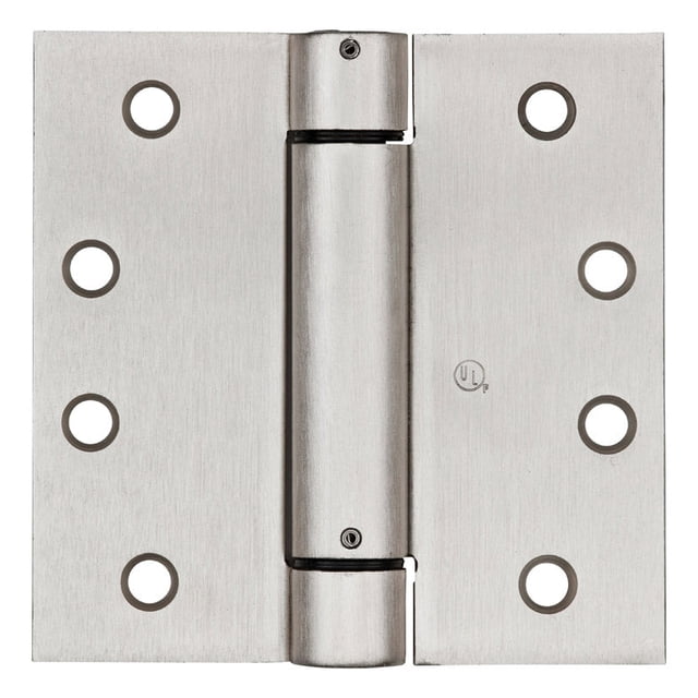 Spring Hinge National Hardware, níquel satinado, 4 pulgadas, paquete de 1 unidad