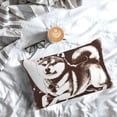 thumbnail image 5 of Gaeub Vintage Husky Dog Printed Men's Short Pajama Pants, Lightweight Lounge & Sleep Bottoms Keep You Cool-20"x30", 5 of 6