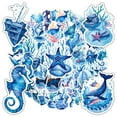 thumbnail image 3 of 35pcs-50pcs Ocean Stationery Stickers Nautical Animal Stickers Marine Teacher Reward Stickers for Luggage Phone Suitcase Fridge Car, 3 of 9
