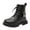 Black, variant on Gibobby Girls Cowboy Cowgirl Boots 2-in-1 Western Removable Cuff Fold Over Embroidered Fashion Mid Calf Shoes,Black,6-7 Y